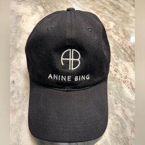 Anine Bing Black Cap